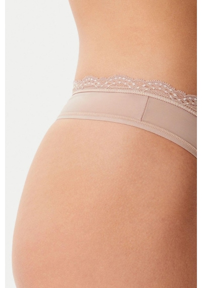 Calvin Klein Thong Bej Kadın Alt Çamaşır-9216 Beige