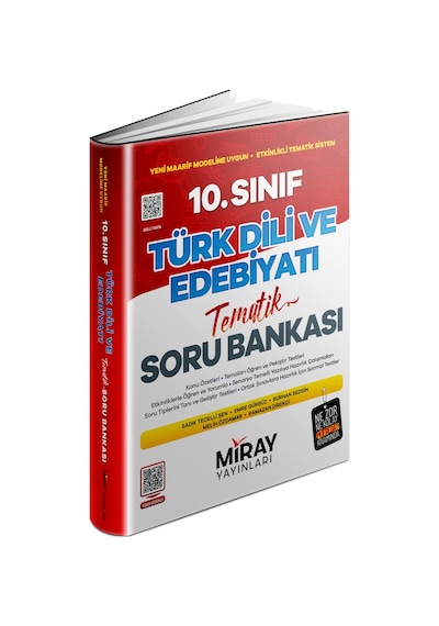 Miray 10. Sınıf Türk Dili Ve Edebiyatı Konu Özetli Tematik Soru Bankası
