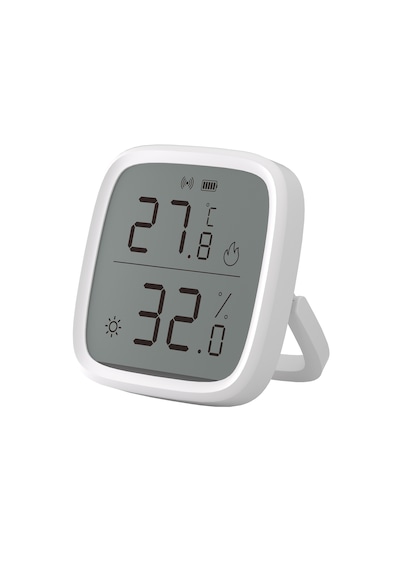 Sonoff SNZB-02D ZigBee LCD Ekranlı Akıllı Sıcaklık ve Nem Sensörü
