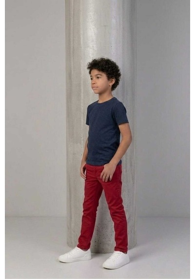 Çlm Store Likralı Erkek Çocuk Pantolon Kırmızı Kırmızı