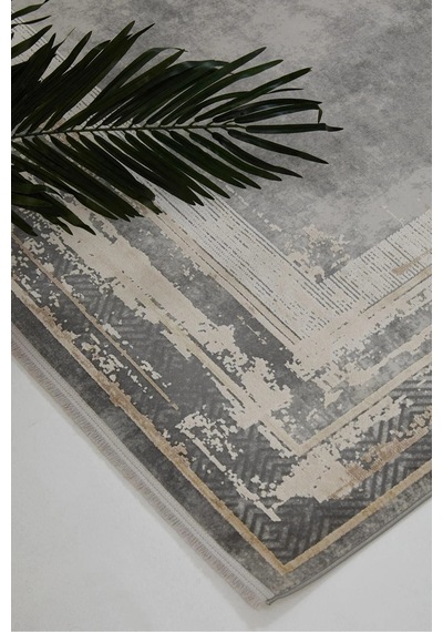 Hoom Rugs Natural 1703 Gri Vizon Klasik Salon Halısı
