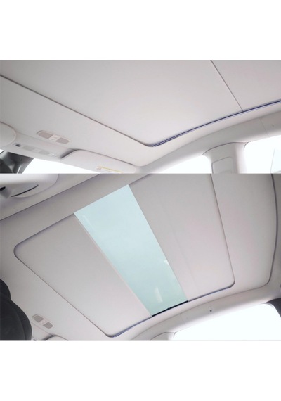 Tesla Juniper Elektrikli Senkronize Led Sese Duyarlı Tavan Güneşliği - İç Döşeme Rengi