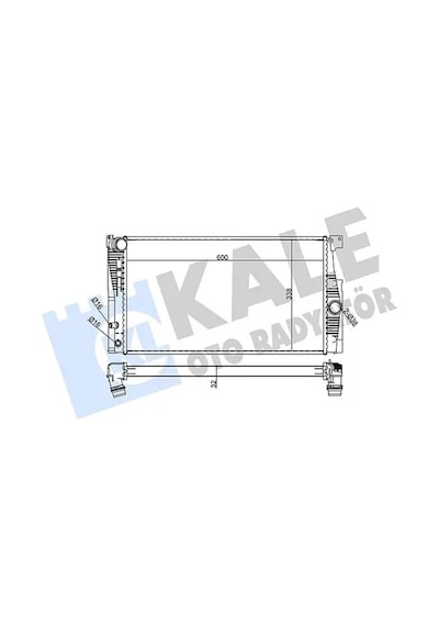 Kale 355005 Motor Radyatoru 17117626558 17117626559 17117645621