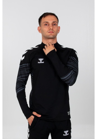 Hummel Line Antrenman Eşofman Üstü Siyah