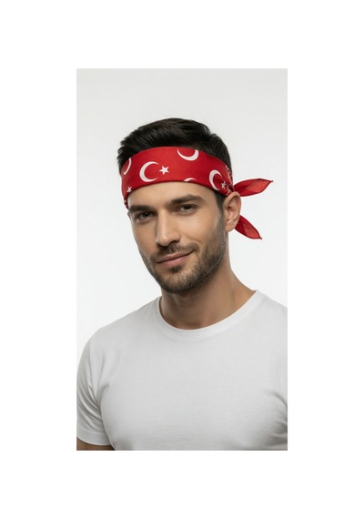 Mollycrush Unisex Kırmızı Ay Yıldız Desenli Bandana Günlük Saç Aksesuarı, Boyunluk Ve Etkinlik Fuları Ay Yıldız Desenli Mollycrush Unisex Kırmızı Ay Yıldız Desenli Bandana Günlük Saç Aksesuarı, Boyunluk Ve Etkinlik Fuları Ay Yıldız Desenli