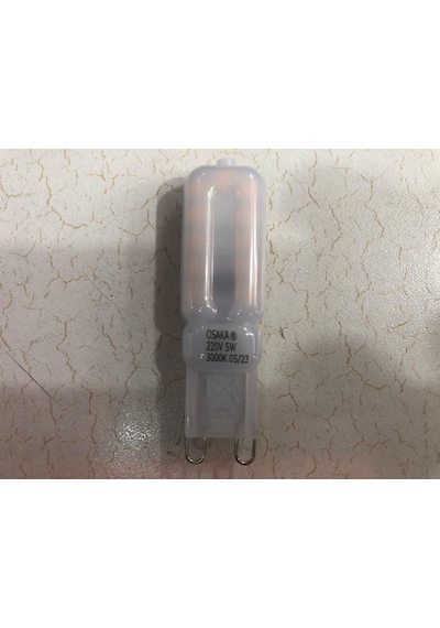 5 Adet Osaka 5w 40w 380 Lümen G9 Buzlu Led Lamba 3000 Kelvin Sa