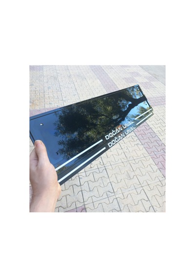 Pleksi Plakalık Takım 2 Ad. - App Ve Normal Plaka İçin Alt Üst Pleksi Plakalık - Tüm Araçlara Uyumlu - 577720394