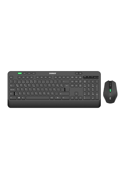 Everest Km-2620 Siyah Usb Sessız Swıtch İnce Kablosuz Q Multımedı