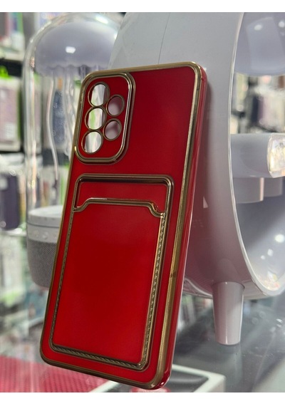 Samsung Galaxy Uyumlu A33 Kartlıklı Ve Lens Korumalı Kılıf
