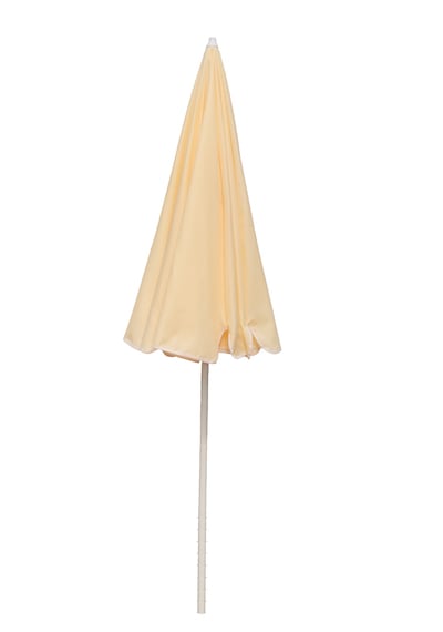 Form Outdoor Mega Şemsiye 240/10 Krem - 240cm Çapında Yuvarlak 10 Telli Krem