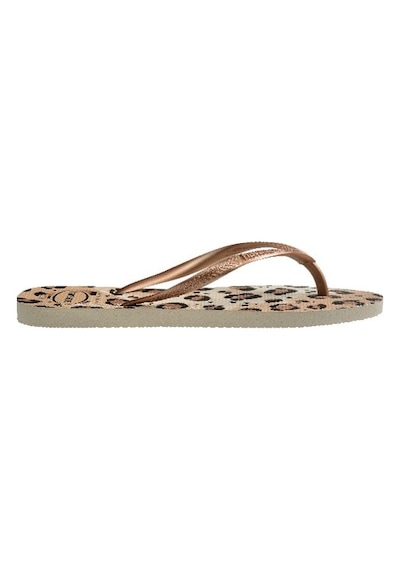 Havaianas Slım Anımals Leopar Parmak Arası Terlik 4103352 6516 Dore Altın