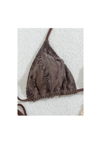 Lilly Cocoa Rip Bikini Takımı Kahverengi Kahverengi