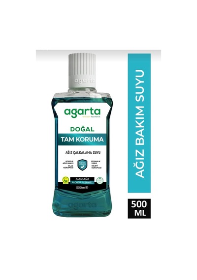 Agarta 500 Ml Ağız Bakım Suyu Tam Koruma Alkolsüz 20'li Paket