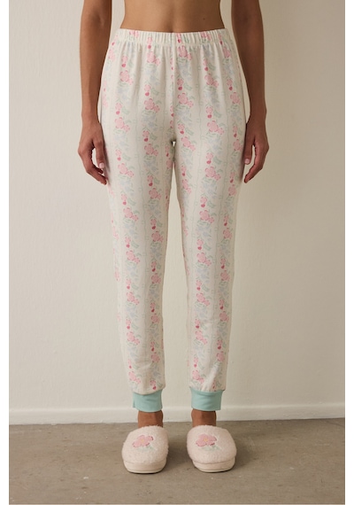 Penti Gardenya Cute Flowers Çiçekli Termal Etkili Pijama Altı