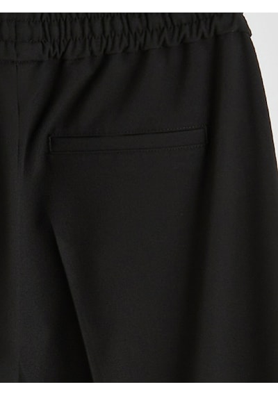 Lcwaıkıkı Classic Siyah Beli Lastikli Kadın Pantolon