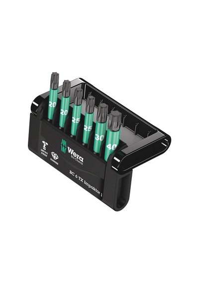Wera 05057693001 Bit-check 6 Tx Impaktor Bits Uç Seti, Darbeli Uy