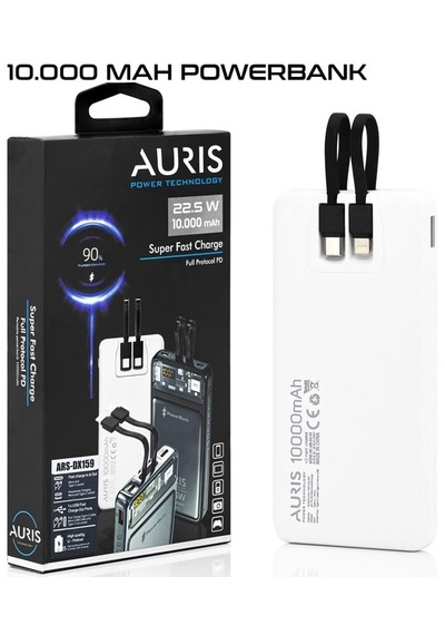 Dx159 10000 Mah Powerbank Beyaz