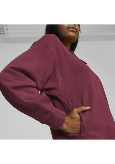 Puma Her Hoodie Tr Bordo Kadın Sweatshirt