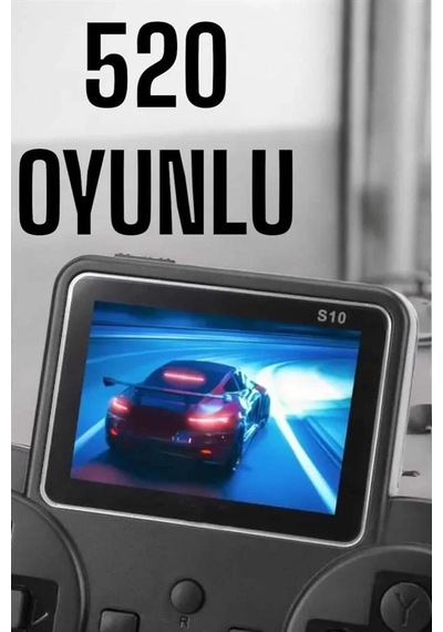 Gamepad 520 Oyunlu Tv Uyumlu Retro Oyun Konsolu Mh-hs4217-2910 Siyah