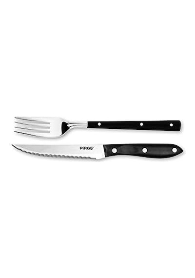 Pirge Steak/biftek Bıçağı & Çatal Seti 12 Cm