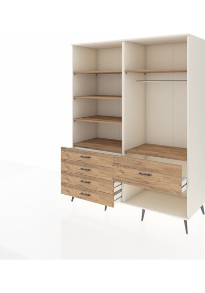 Kronos Gardrop 6 Raflı 5 Çekmeceli Tek Askılı 176x59x221 Aytaşı-çam Çam Kronos Gardrop 6 Raflı 5 Çekmeceli Tek Askılı 176x59x221 Aytaşı-çam Çam