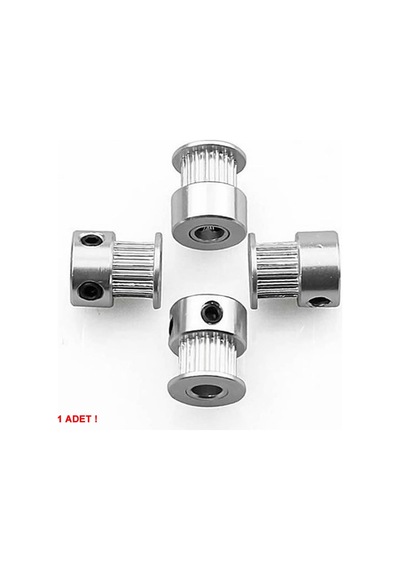 Gt2 16 Diş Alüminyum Kasnak 5mm Delik Çapı 6mm Kayış Zamanlayıcı Doğrusal Haraket Pozisyonlayıcı