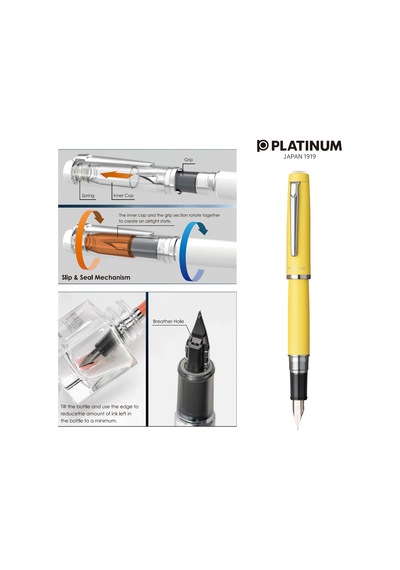 Platinum Pnb-5000 68-3 Procyon Sarı Dolmakalem M 165-Koyu Yeşil