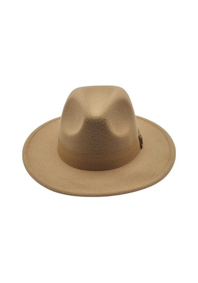 Uniquetrenders Kadın Panama Kaşe Fötr Şapka Camel