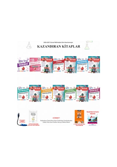 Nartest 8. Sınıf Tüm Dersler 14 Kitap Seti