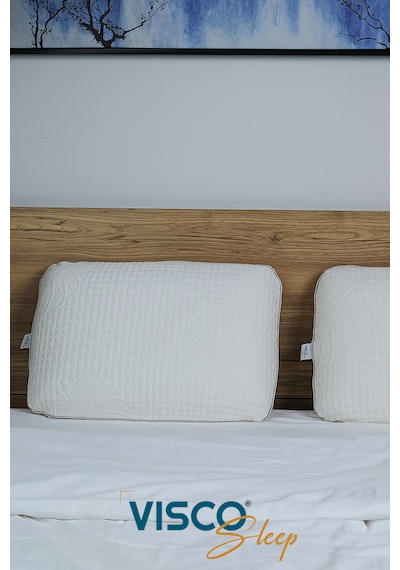 Visco Yastık Doğal Viskon Kılıf Ergonomik Yastık 60 x 40 x 15 CM