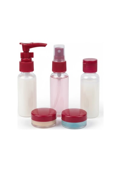 5 Parça Seyahat Dolum Şişesi Seti 30 Ml Hafif Tasarım