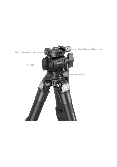 Smallrig 5025 Karbon Fiber Masaüstü Tripod Seti