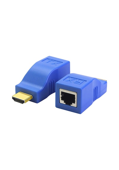 30m Hdmi Extender 4k-2k Hdmı Uzatma Aparatı 3d 1080p - Cat5e Cat6 Hdmı Uzatıcı - 30mt 1080p Görüntü