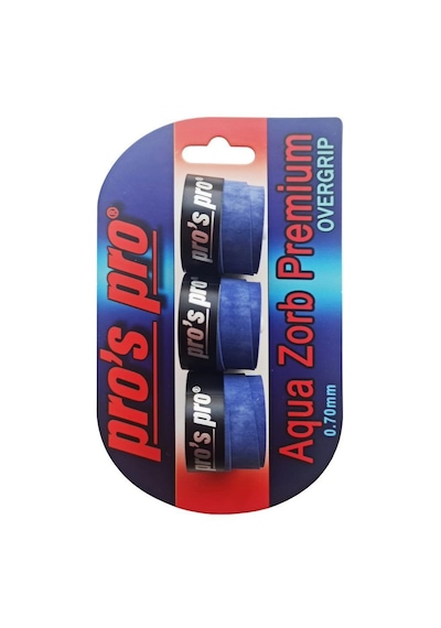 Pros Pro Aqua Zorb Premium 3lü Overgrip Mavi