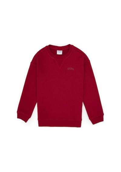 U.s. Polo Assn. Erkek Çocuk Sweatshirt 50313829-vr104 Koyu Frambuaz/dark Raspberry