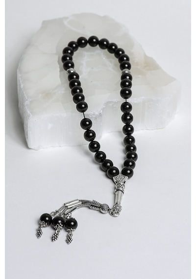 Shungite A Kalite Küre Kesim 8 MM Doğal Taş Tesbih