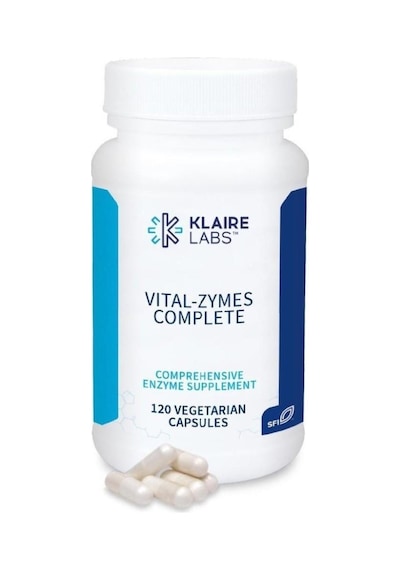 Klaire Labs Vital-Zymes Complete 120  Kapsül