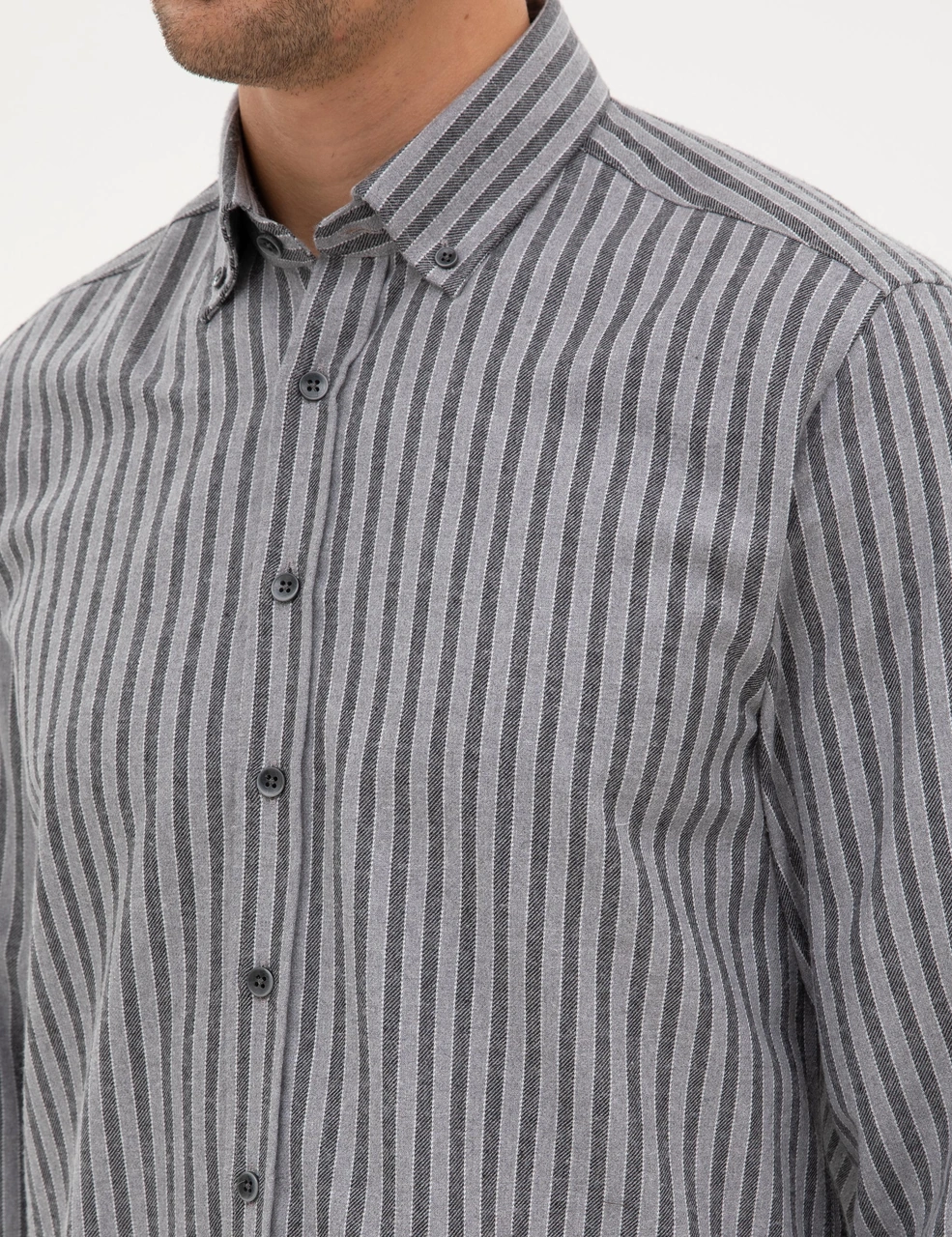 Pierre Cardin Erkek Gri Gömlek Desenli 50316710-vr024 Gri