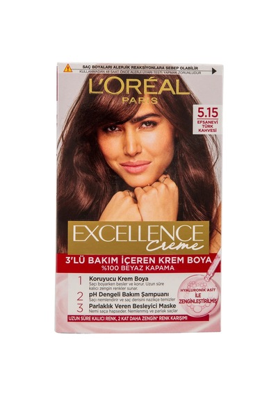 L Oréal Paris Excellence Creme Saç Boyası 5.15 Efsanevi Türk Kahvesi 268 G