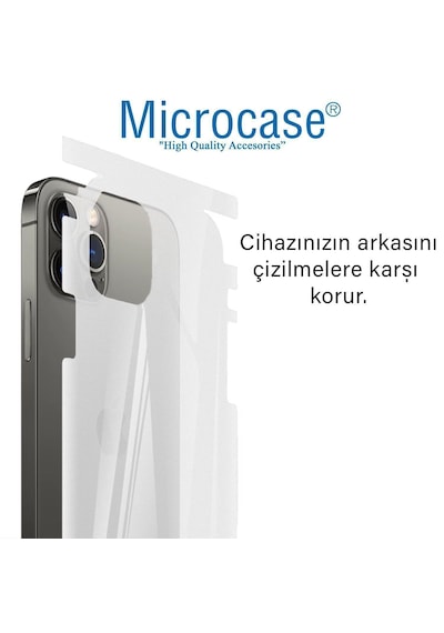 Microcase Xiaomi Redmi Note 15 Pro Plus İle Uyumlu Tpu Arka Ve Yan Nano Koruma- Ekm115