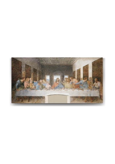 Ayrex Leonardo Da Vinci - Son Akşam Yemeği Tablosu - 80x40cm Diğer