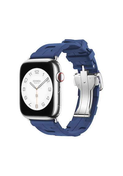 Mobilteam Watch 7 41mm Spor Görünümlü Clo- Krd-94 Silikon Kordon-lacivert
