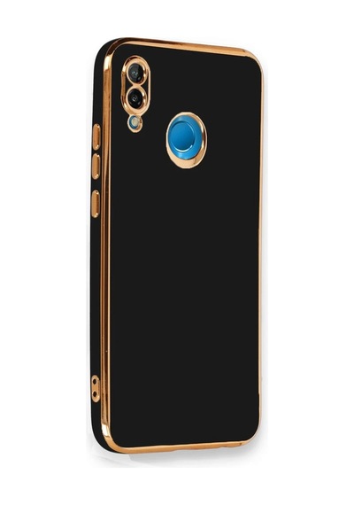Newface Huawei P20 Lite Kılıf Volet Silikon Semeglbl - 23 - Siyah
