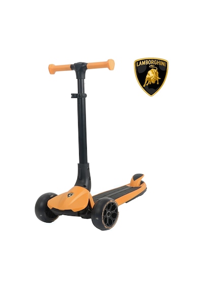 Lisanslı L3 Kolay Katlanabilir Işıklı Orta Gövde Ve Işıklı Tekerlekli Çocuk Scooter Turuncu Turuncu