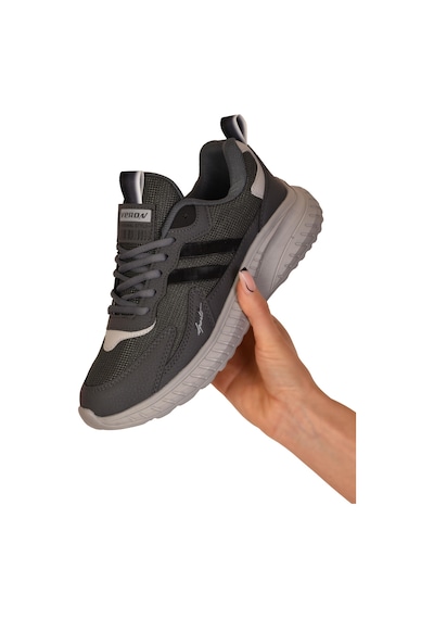 Erkek Günlük Rahat Sneaker Spor Ayakkabı Gri