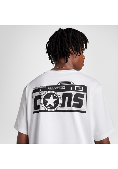 Converse Erkek Beyaz T-shirt 10028376 Beyaz