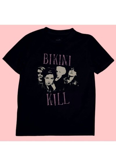 Startmore Siyah Unisex Oversize Dtf Baskılı Bikini
