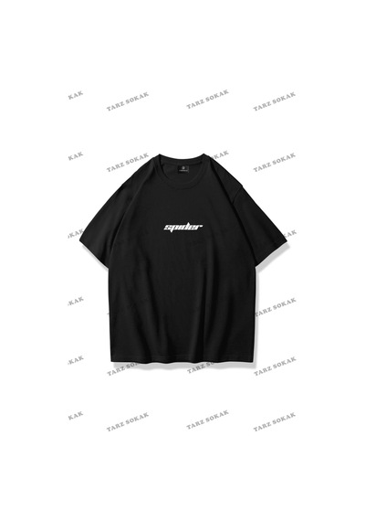Tarzsokak Unisex Spider Tshirt Siyah