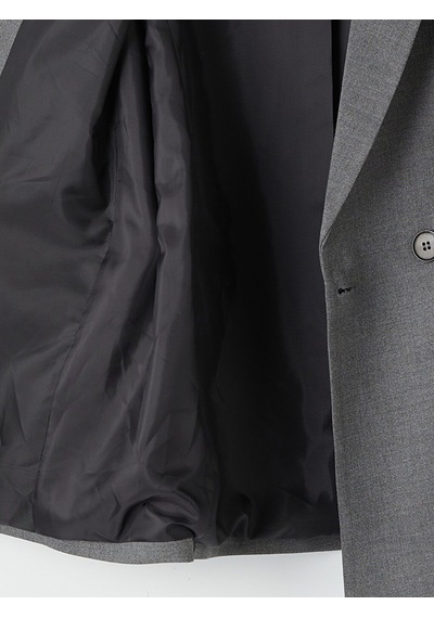 Lcw Vision Gri Kruvaze Yaka Kadın Blazer Ceket