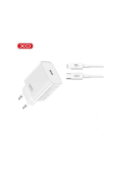Özel Seri Güç Ünitesi Cihaz Dolumu Ce15 Eu 20w Pd Hızlı Şarj Adaptörü Ve Type-c To Lightning Kablo
